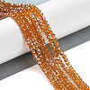 Electroplate Glass Beads Strands EGLA-A034-T2mm-A19-3
