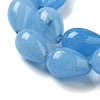 Natural Aquamarine Dyed Beads Strands G-B106-A10-02-4