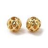 Brass Hollow Spacer Beads KK-P249-03B-G-1