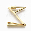 Brass Screw Carabiner Lock Charms KK-T046-001G-Z-NF-2