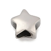 304 Stainless Steel European Beads STAS-G350-08P-1