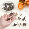 16 Sets 2 Styles Tibetan Style Alloy Drawer Cabinet Door Holder AJEW-GA0010-55-3