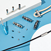 2 Sets 2 Colors Alloy Spring Buckles FIND-GA0003-79-4