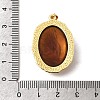 Brass Resin Pendants KK-A296-53E-G-3