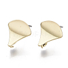 Smooth Surface Iron Stud Earring Findings IFIN-N005-12-1