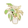 Monstera Bonsai Enamel Pin AL-CBA3D3B-03D-G-1