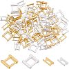 80Pcs 4 Styles Eco-Friendly Brass Watch Band Clasps KK-FH0004-02-1