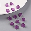 Frosted Acrylic Bead Caps MACR-S371-10A-743-7