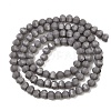 Opaque Glass Beads Strands GLAA-G125-01C-05-2