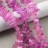 Natural Dyed Quartz Beads Strands G-G791-14P-5