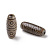 Tibetan Style dZi Beads TDZI-E004-37-1
