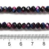Natural Rainbow Tiger Eye Beads Strands G-NH0002-D02-02-5