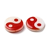 Printed Natural Freshwater Shell Beads SHEL-R129-07C-02-3