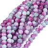 Natural Dyed Jade Beads Strands G-F601-A30-1