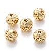 Alloy Hollow Beads X1-PALLOY-P238-23G-RS-1