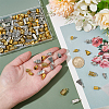 140Pcs 14 Styles Tibetan Style Alloy Cord Ends FIND-PH0025-78-3