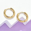 Ion Plating(IP) 304 Stainless Steel Huggie Hoop Earrings EJEW-F111B-16mm-G-1