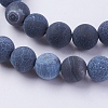 Natural Weathered Agate Beads Strands X-G-G589-8mm-07-3