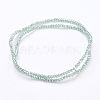1 Strand Electroplate Glass Beads Strands X-EGLA-J025-F21-2