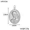 Religion 304 Stainless Steel Pendants STAS-OY005-72P-2