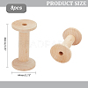 Wood Bobbins WOOD-WH0124-72-2