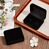Flocking Cufflinks Boxes CON-WH20001-07-4