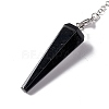 Mixed Gemstone Hexagonal Pointed Cone Dowsing Pendulum Pendants G-G983-05P-5