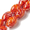Handmade Lampwork Beads Strand LAMP-C008-10-1