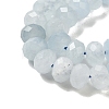 Natural Aquamarine Beads Strands G-B074-A01-02-4
