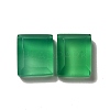 Dyed & Heated Natural Green Onyx Agate Cabochons G-G975-04B-01-2