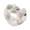 Natural Morganite Beads Strands G-B161-B07-3