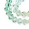 Gradient Color Baking Paint Glass Bead Strands DGLA-A039-T4mm-A013-3