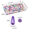 172Pcs 102G ABS Plastic Imitation Pearl Teardrop Beads MACR-FS0002-24-4
