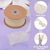 10 Yards Sparkle Polyester Glitter Ribbon OCOR-TAC0034-02A-5
