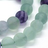 Natural Fluorite Beads Strands G-G763-13-6mm-3