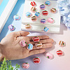 30Pcs Opaque Resin Cabochons RESI-TA0005-79D-6