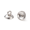 304 Stainless Steel Bead Cap Pendant Bails STAS-G224-24P-10-3