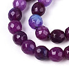 Dyed Natural White Jade Beads Strands G-T139-6mm-60-15-3
