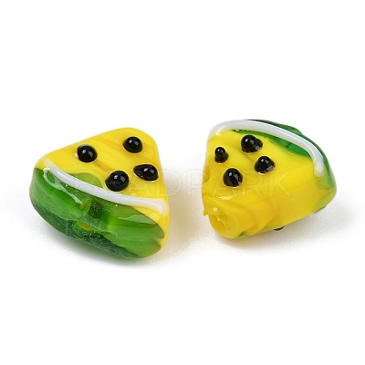 Handmade Lampwork Bumpy Beads LAMP-S070-01A-1