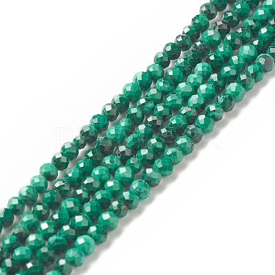 Natural Malachite Beads Strands G-G989-A06-B-1