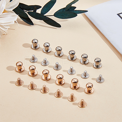 50Pcs Alloy Round Head Knobs for Small Jewelry Box Making DIY-GF0012-49KCG-1