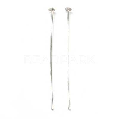 925 Sterling Silver Flat Head Pins STER-F018-01B-1