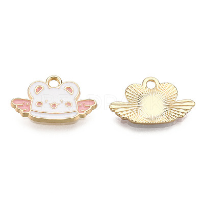 Alloy Enamel Pendants PALLOY-N170-034C-NR-1