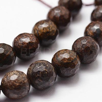 Natural Bronzite Beads Strands G-D840-18-6mm-1