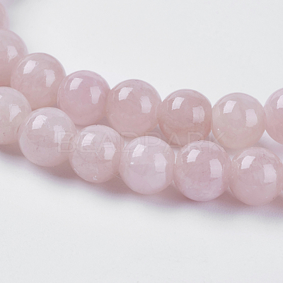 Natural Yellow Jade Beads Strands G-G598-6mm-YXS-05-1