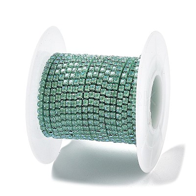Iron Rhinestone Glass Cup Chain CH-U001-01A-1