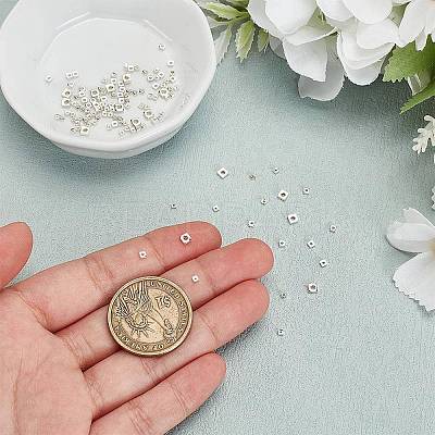 114Pcs 3 Styles 925 Sterling Silver Beads STER-AR0001-09-1