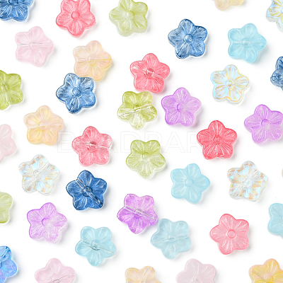 30Pcs Baking Paint Glass Beads GLAA-FS0001-97A-1