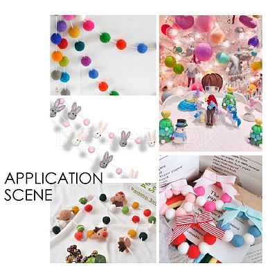 Wool Felt Balls AJEW-P081-A02-1
