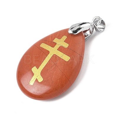 Natural Mixed Gemstone Pendants G-F786-09C-1